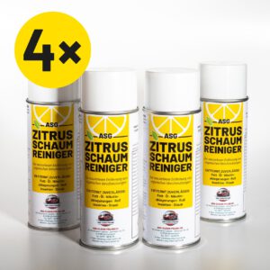 4x ASG Zitrus-Schaumreiniger